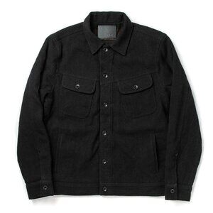 Taylor Stitch - The Long Haul Jacket in Black Indigo Sashiko L - 42